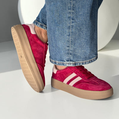 Womens Drilleys Thirty Three Trainers - Scarlet