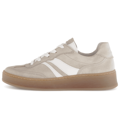 Womens Gabor Dahma Gumsole Trainers - Beige Gold