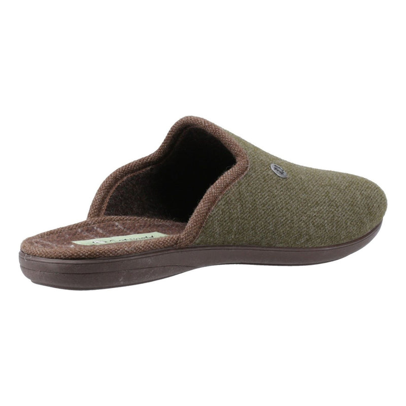 Mens Cotswold Spelsbury Slippers - Khaki