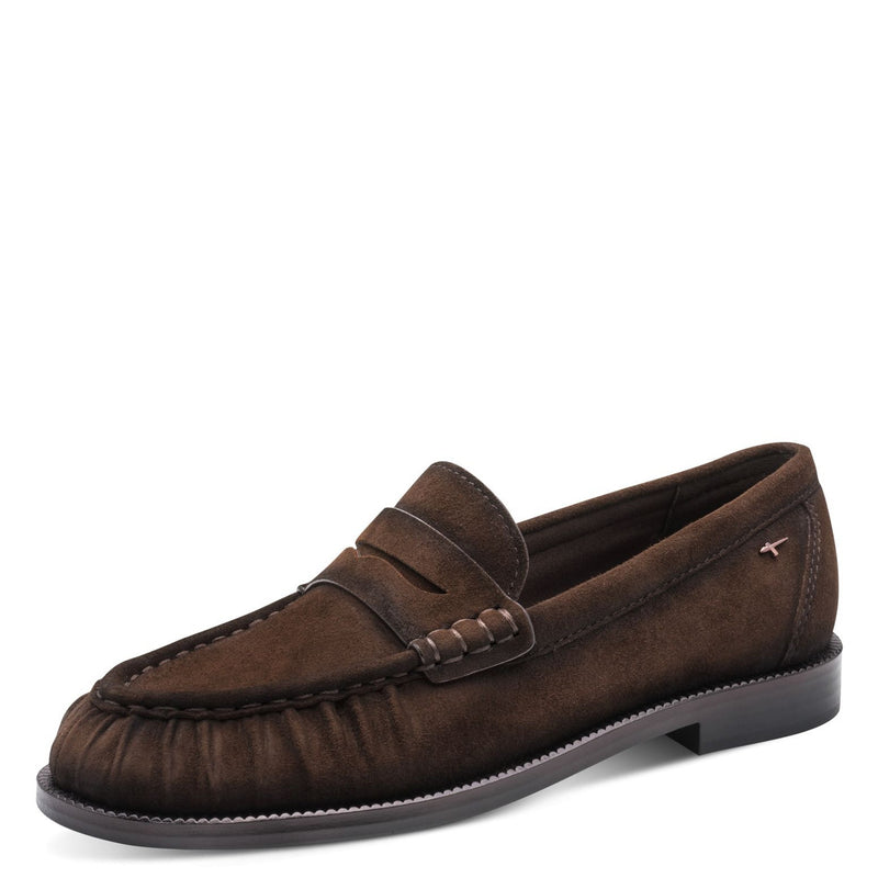 Womens Tamaris 24251 Mocca Loafers - Mocca