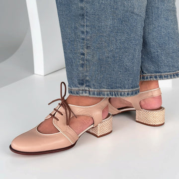 Womens AW26 Nemonic 2383 Colette Nude Slingback Heels - Nude