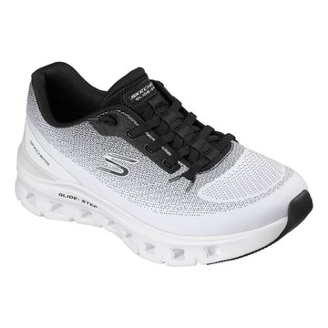 Womens Skechers 150437 Glide Step Pro Soft Mirage Trainers - White Black