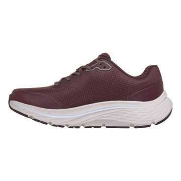 Womens Skechers 129056 Go Run Consistent 3 - Streamhaven Burgundy Waterproof Trainers - Burgundy