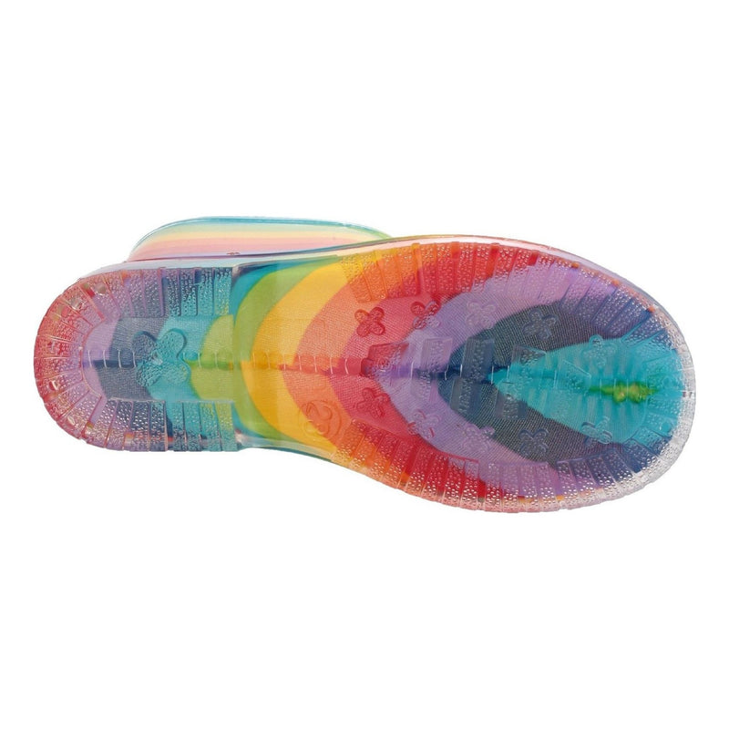 Kids Cotswold PVC Jnr Waterproof Wellingtons - Rainbow