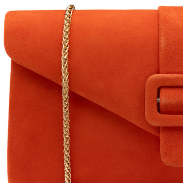 Womens Lotus ULG085 Clutch Aletta Bag - Orange