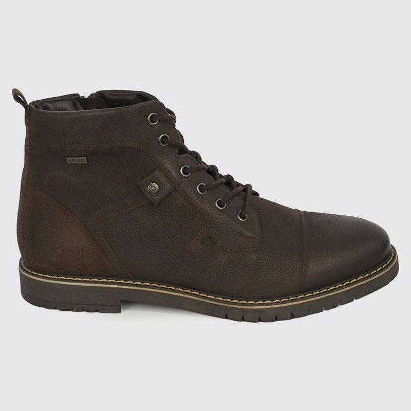 Mens Dubarry Stetson Leather Ankle Boots - Cigar