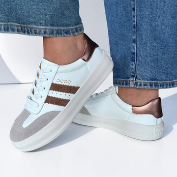 Womens Drilleys Thirty Three Trainers - Rustic Flurry