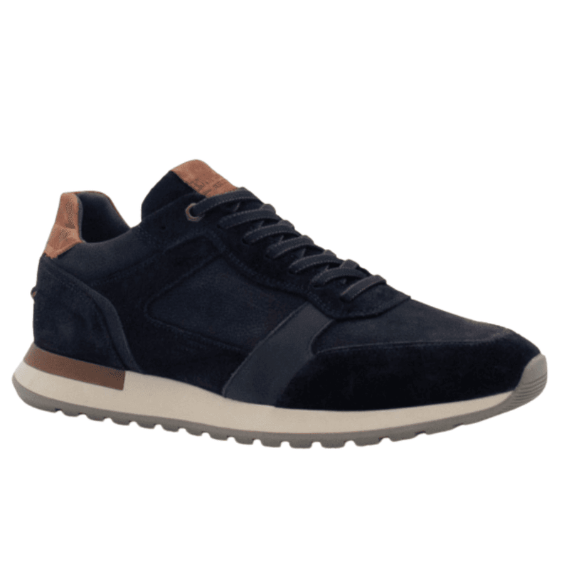 Mens Lloyd & Pryce Mccarthy Lace Up Trainers - Slate