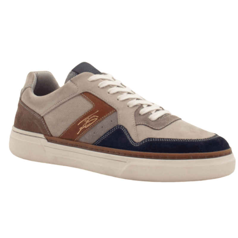Mens Lloyd & Pryce Kleyn Lace Up Trainers - Tusk Split
