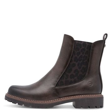 Womens Tamaris 25483 Boots - Mocca Leopard