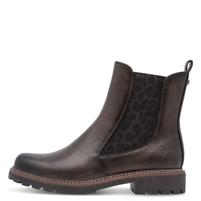 Womens Tamaris 25483 Boots - Mocca Leopard