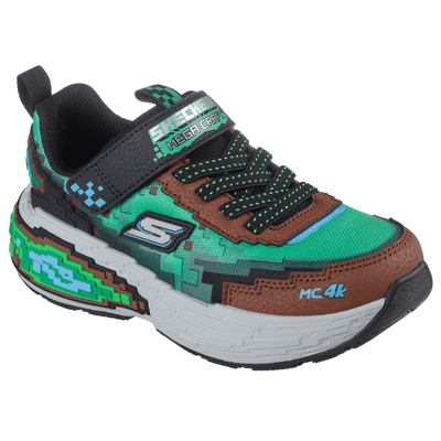 Boys Skechers Mega-Craft 4K Brown Multi Trainers - Brown Multi