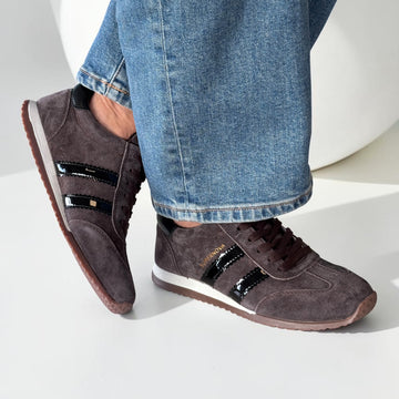 Womens Drilleys Ninety Nine Trainers AW26 - Choccy