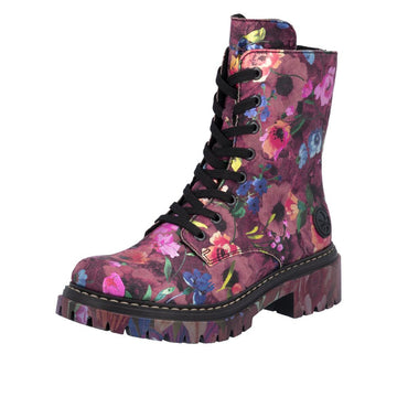Womens Rieker 72627 Pink Boots - Pink