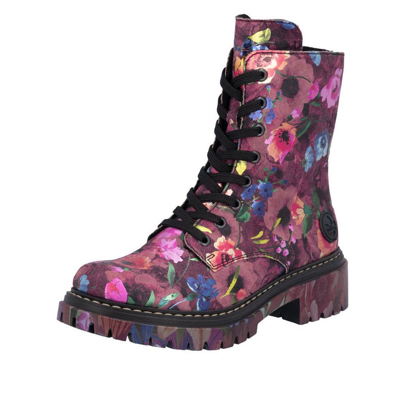 Womens Rieker 72627 Pink Boots - Pink