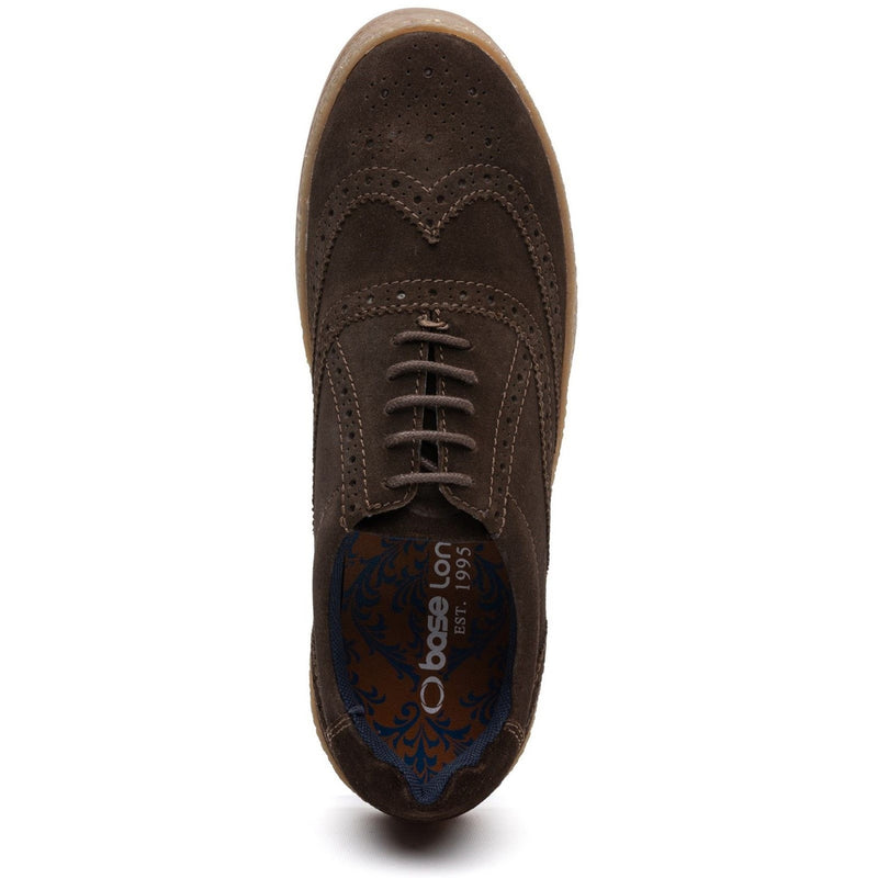 Mens Base London Christo Casual Shoes - Brown