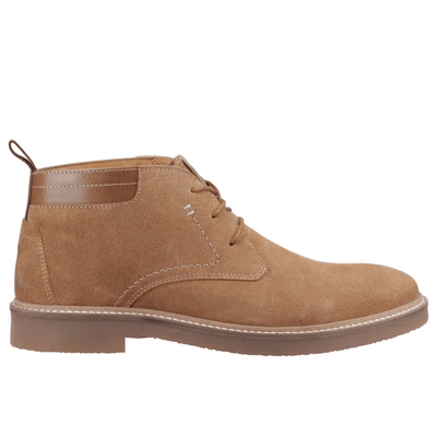 Mens Hush Puppies Gideon Lace Up Chukka Boots - Tan