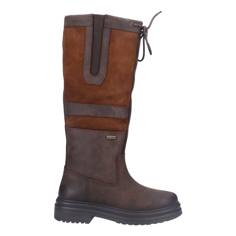 Womens Cotswold Broadway Brown Long Boots - Brown