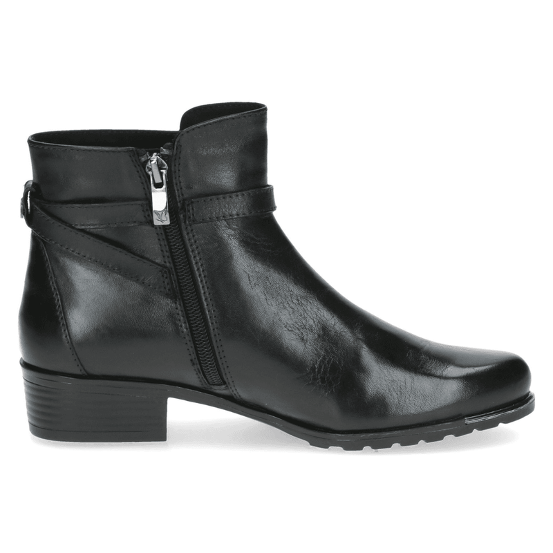 Womens Caprice 25308 Buckle Ankle Boots - Black