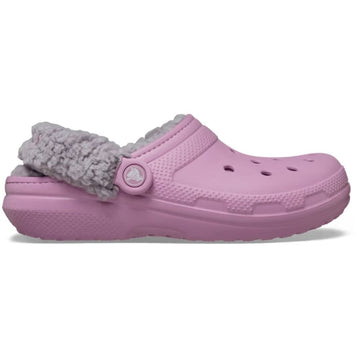 Womens Crocs Classic Fleece Lined Clog - Hydrangea Pink