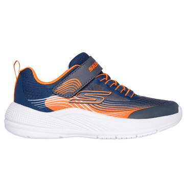 Boys Skechers Microspec Advance - Navy