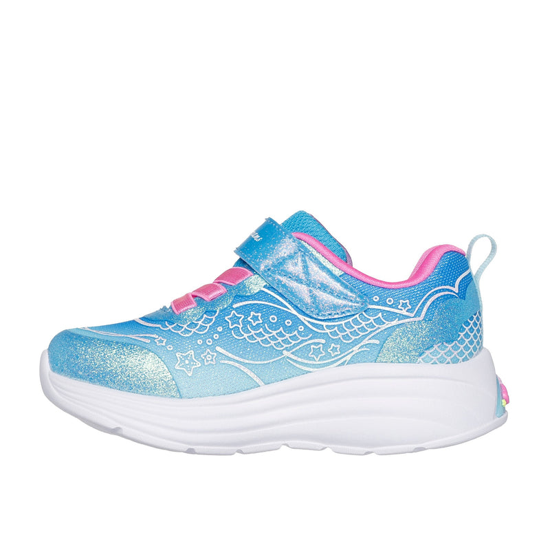 Girls Skechers 303061N Mermaid Sparkle My Dreamers Trainer - Infant - Blue