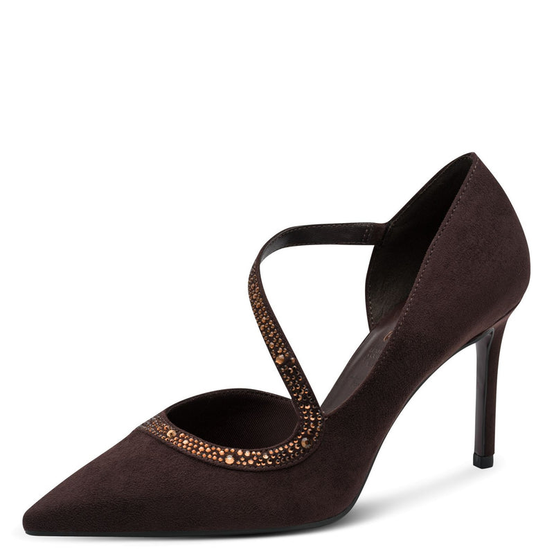 Womens Tamaris 22443 Court Shoes - Mocca