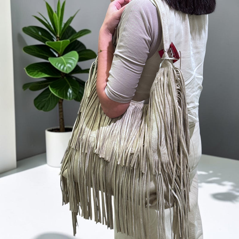 Womens Xti 184708 Shoulder Bag - Taupe