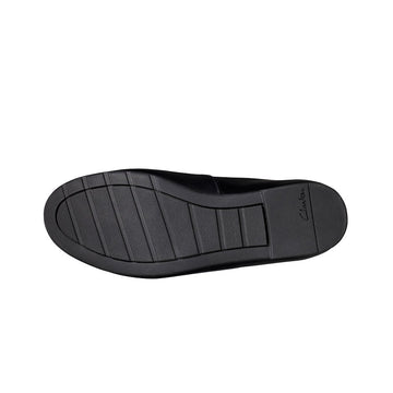 Junior Clarks Scala Lace Girls Black Leather Lace Up Smart School Shoes - Black