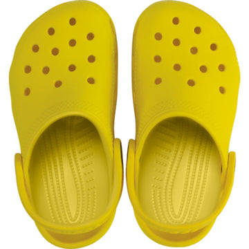Junior Crocs Classic Clogs - Lemon