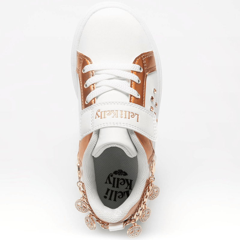 Lelli Kelly Girls Removable Bracelet Charm Trainers - Gold