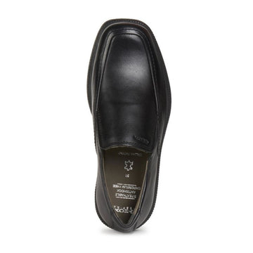 Junior Boys Geox Federico Black School Shoes - Black