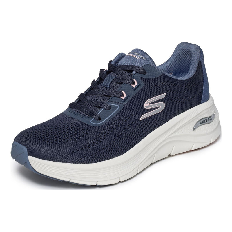 Womens Skechers 150884 Arch Fit 3.0 - Easy Flow Navy Trainers - Navy