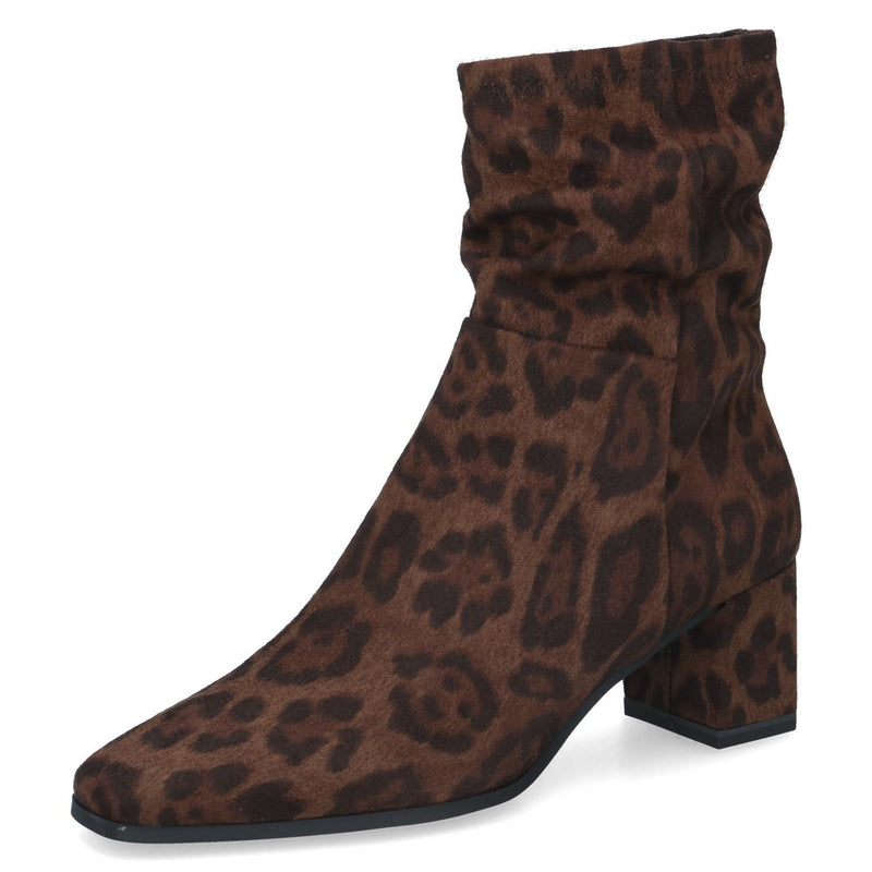 Womens Caprice 25304 Leopard Stretch Boots - Leopard Stretch