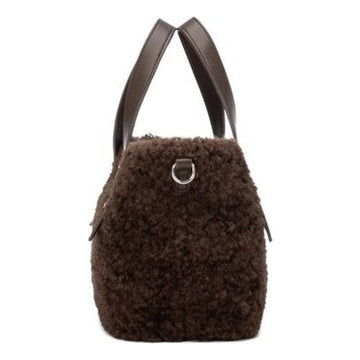 Womens Refresh 183458 Mini Fur Crossbody Bag - Brown