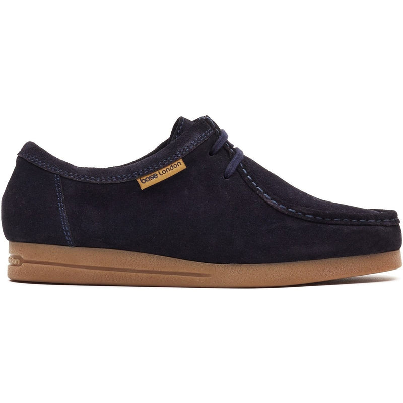 Mens Base London Koko Casual Lace-up Shoes - Navy