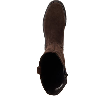 Womens Tamaris 25608 Long Boots - Mocca Suede