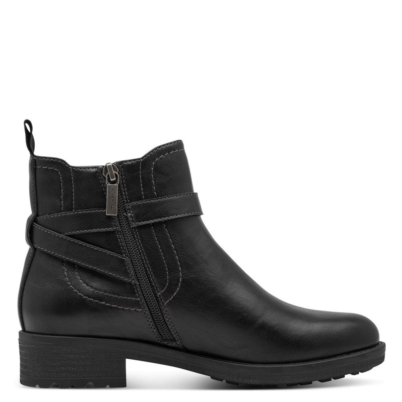 Womens Tamaris 25812 Ankle Boots - Black