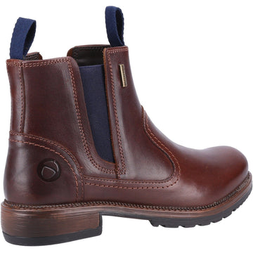 Womens Cotswold Laverton Navy Ankle Boots - Navy