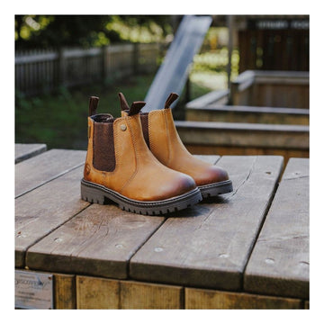 Boys Cotswold Aston Dealer Boots - Tan