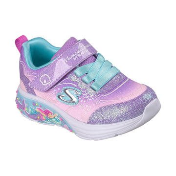 Girls Skechers 303061N Mermaid Sparkle My Dreamers Trainer - Infant - Lavender