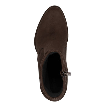 Womens Tamaris 25057 Mocca Comb Ankle Boots - Mocca Comb