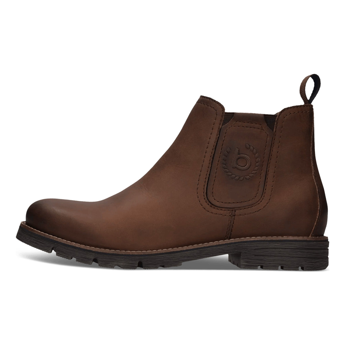 Mens Bugatti AYF32 Cognac Chelsea Boots