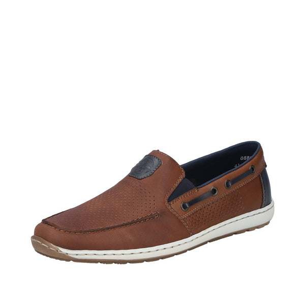 Mens Rieker 08867 Brown Flats - Brown