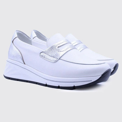 Womens Dubarry Suave Como 6010 White Trainers - White