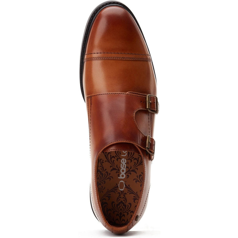 Mens Base London Diablo Dress Shoes - Burnt Tan