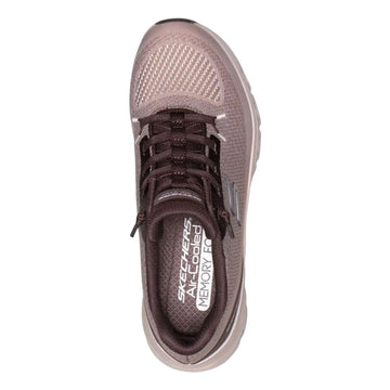 Womens Skechers 150437 Glide Step Pro Soft Mirage Trainers - Brown