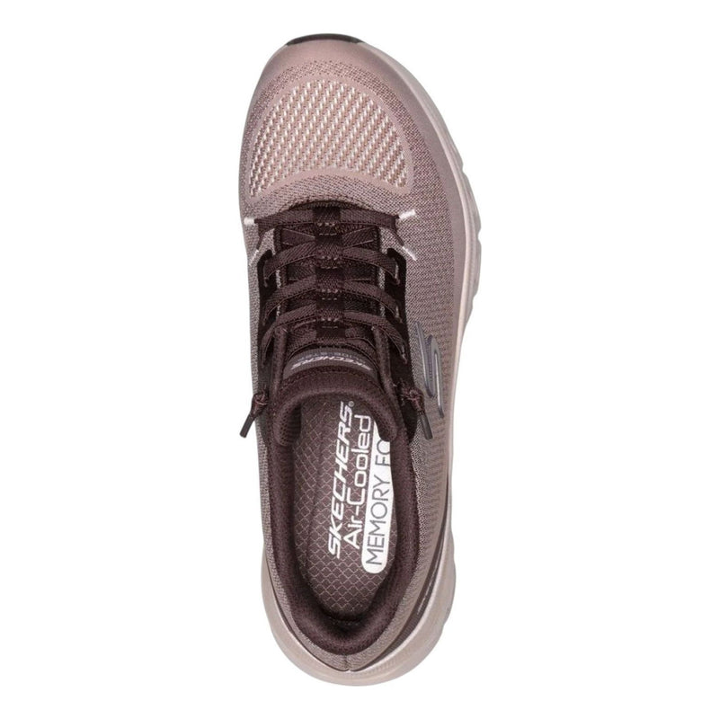 Womens Skechers 150437 Glide Step Pro Soft Mirage Trainers - Brown
