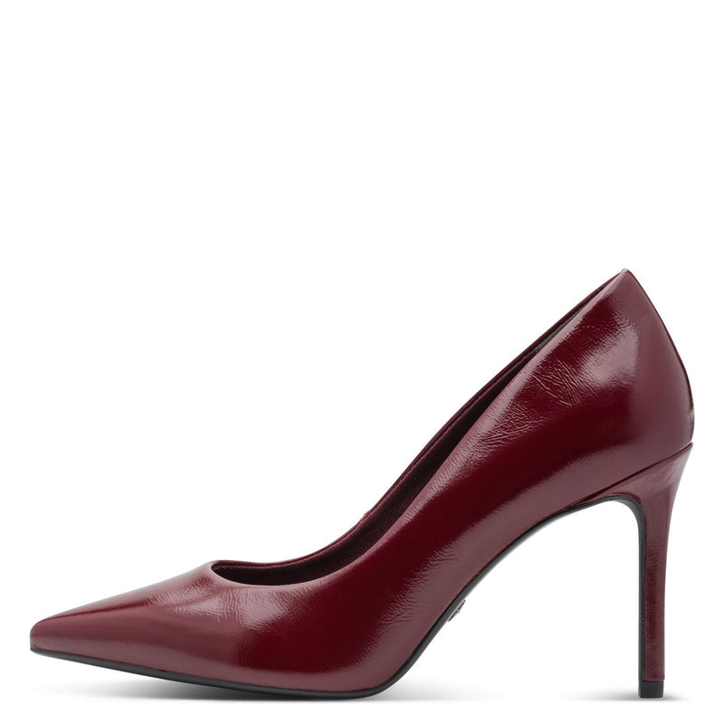 Womens Tamaris 22480 Court Shoes - Merlot