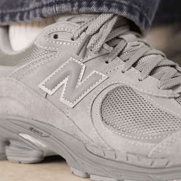 Mens New Balance 2002 Trainers - Slate Grey with Dark Silver Metallic